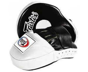 FAIRTEX-Curved Focus Pads Punching Target Muay Thai MMA - Black/White