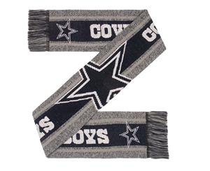 FOCO NFL Winter Scarf - GREY BIG LOGO Dallas Cowboys - Multi