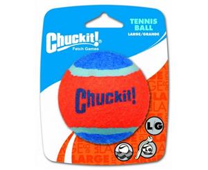 Fantastic Large Chuck It Red & Blue Tennis Ball Dog Toy 1 Pack - 8cm (ChuckIt)