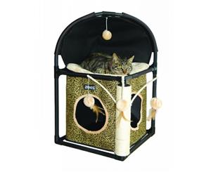 Feline Cube Fun House for Cats & Kittens - (40x40x73cm) (Zeez)