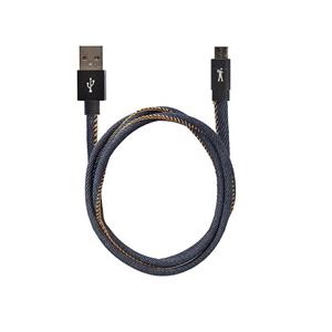 Flea Market Denim 1m Micro USB Cable