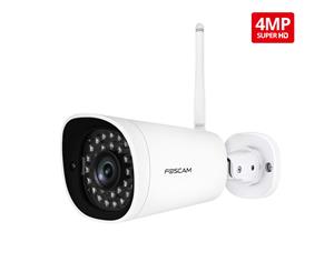 Foscam G4P - Super HD 4MP (1440P) WiFi Outdoor Home Security Camera - Human Motion Detection Night
