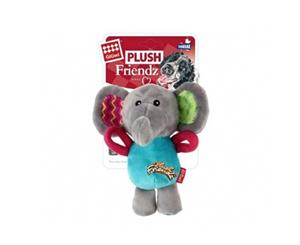 Gigwi Plush Friends Multi Colour Elephant Squeaker