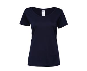 Gildan Womens/Ladies Performance Core Short Sleeve T-Shirt (Sport Dark Navy) - PC2852