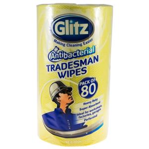 Glitz Tradesman Wipes - 80 Pack