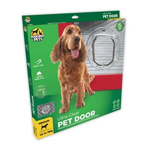 Hakuna Pets Medium Ultra Clear Pet Door