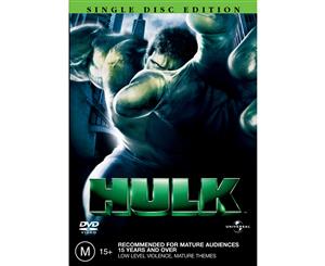 Hulk DVD Region 4