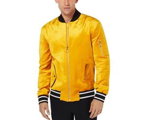 INC Mens Ethan Lightweight Velvet Bomber Jacket