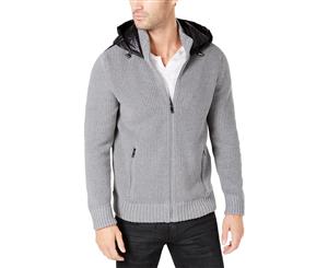 INC Mens Rise Spring Hooded Puffer Jacket