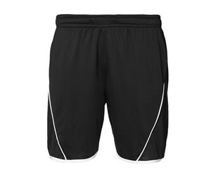 Id Mens Team Leisure Regular Fitting Sport Shorts (Black) - ID362