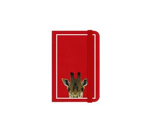 Inquisitive Creatures Giraffe Notebook (Red) - GR505