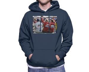 Jody Scheckter James Hunt & Jochen Mass Men's Hooded Sweatshirt - Navy Blue