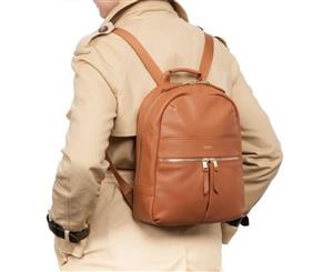 Knomo Mini Beaux 10" Tablet Leather Backpack - Caramel