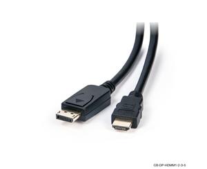 Laser 2m DisplayPort to HDMI Cable with 4K Support Male to Male