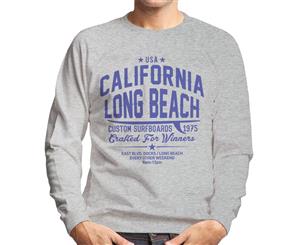 London Banter California Long Beach Men's Sweatshirt - Heather Grey