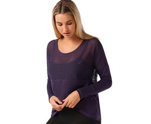 Lorna Jane Women's Evolve Long Sleeve Excel Top - Night Violet