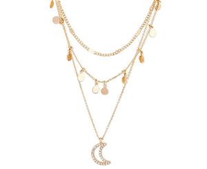 Lovisa Gold Moon Charm Layer Necklace