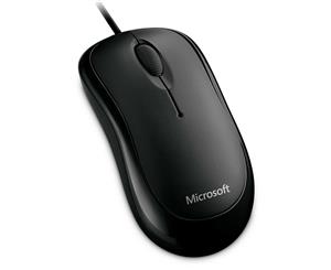 Microsoft Wired Basic Optical Mouse - Black