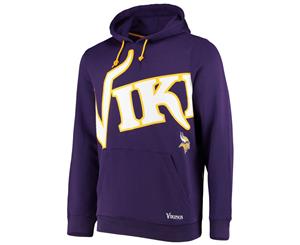 Minnesota Vikings BIG GRAPHIC NFL Hoodie puple - Purple