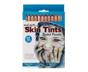 Mont Marte Pastel Pencils - Skin Tints 12pc