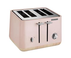 Morphy Richards Aspect 240012 Stainless Steel 4 Slices Slots Bread Toaster Pink