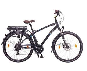 NCM Hamburg Trekking E-Bike City-Bike 250W 36V 13Ah 468Wh Battery 28" [Black] - Black