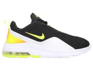 Nike Men's Air Max Motion 2 Shoe - Black/Volt-White-Total Orange