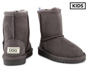 OZWEAR Connection Kids' Ugg Boots - Charcoal