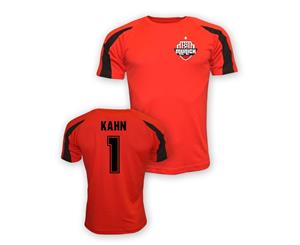 Olivier Kahn Bayern Munich Sports Training Jersey (red)