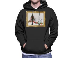 Original Stormtrooper Christmas Tree Death Slide Men's Hooded Sweatshirt - Black