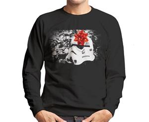 Original Stormtrooper Helmet Christmas Gift Men's Sweatshirt - Black