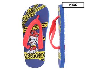 Paw Patrol Boys' Thongs - Blue/Red