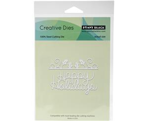 Penny Black Creative Dies-Happy Holly Days