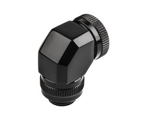 Phanteks 16mm Hard Tube Rotary Fitting 90 G1/4 - Black