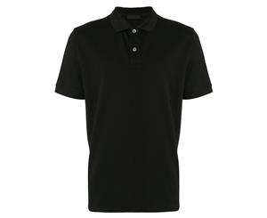 Prada Men's Classic Polo Shirt - Black