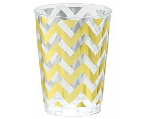 Premium Chevron Gold Drinking Cups