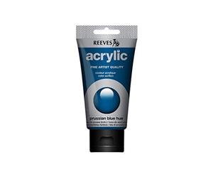 Reeves - Acrylic Paint 75ml - Prussian Blue Hue 380