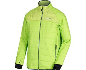 Regatta Mens Halton II Lightweight Durable Water Repellent Coat Jacket - LimeGr/LimeG