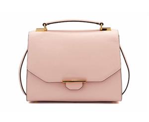 Revelry - Vix Trapeze Cow Leather Bag - Pink