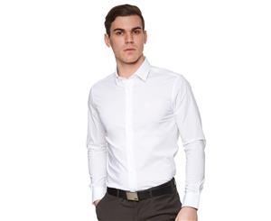 Roberto Cavalli Men's Slim Fit Dress Shirt - White