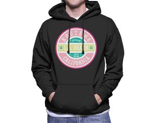 Route 66 Original Pink Beach Wear Men's Hooded Sweatshirt - Black