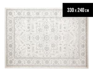 Rug Culture 330x240cm Tapestry Easy Care Cleo Rug - White