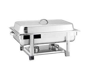 SOGA Double Tray Stainless Steel Chafing Catering Dish Food Warmer