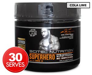 Scitec Nutrition Superhero Pre-Workout Super Powder Cola-Lime 285g