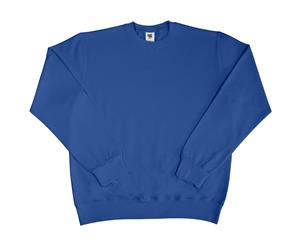 Sg Mens Long Sleeve Crew Neck Sweatshirt Top (Royal) - BC1066