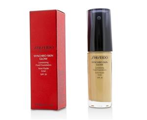 Shiseido Synchro Skin Glow Luminizing Fluid Foundation SPF 20 - # Golden 3 30ml/1oz