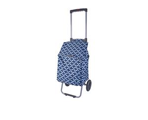 Shop & Go Polo Shopping Trolley w/ Retractable Handle Moroccan Navy