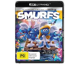 Smurfs The Lost Village 4K Ultra HD Blu-ray Digital Download UHD Region B