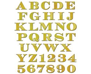 Spellbinders Shapeabilities Dies-Etched Alphabet W/Numbers