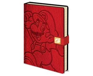 Super Mario Premium Notebook (Red) - TA277